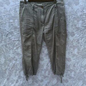 EILEEN FISHER Brown Cotton Soft Capri Pant XS